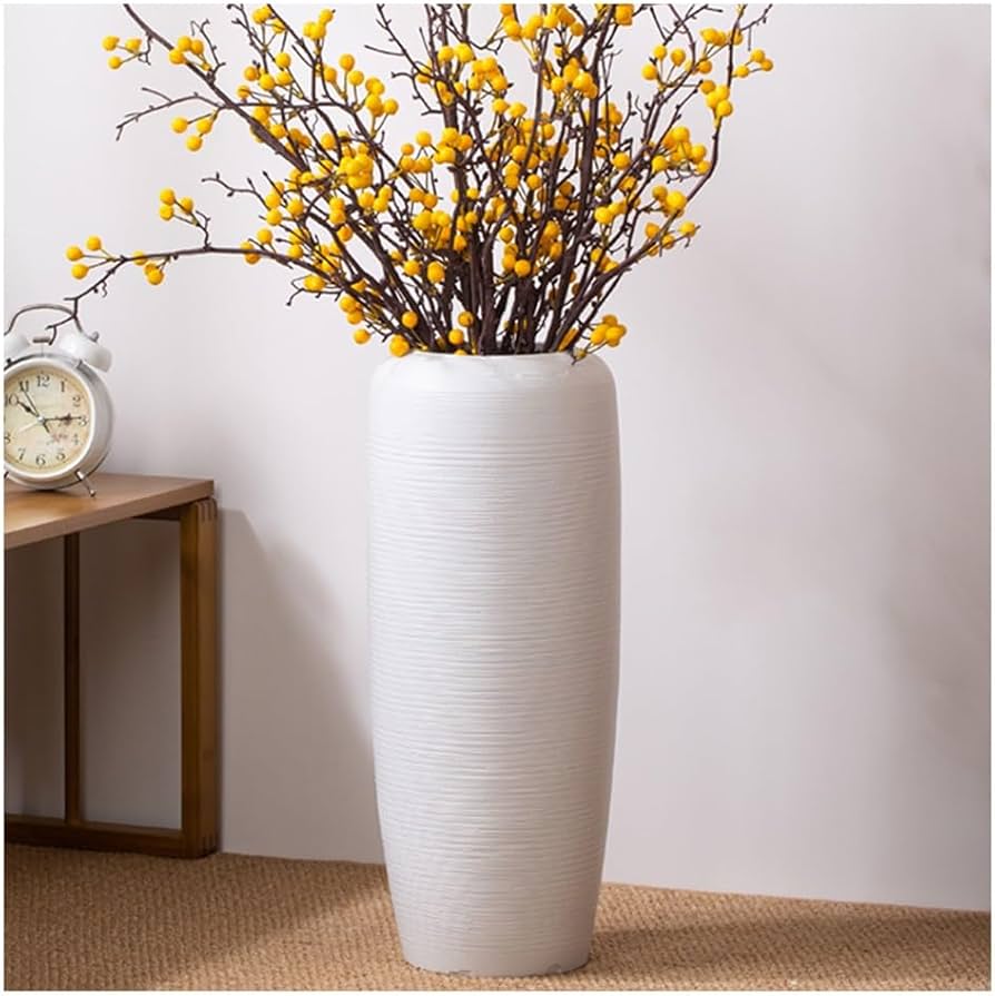 Amazon.co.jp: リビングルームの床に置く大きな花瓶、モダンな背の高い