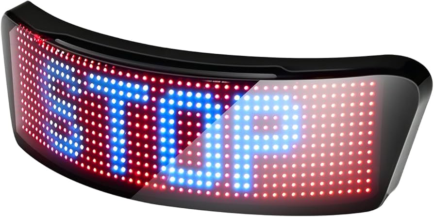Amazon.co.jp : ALXFFBN LEDフルカラーヘルメットディスプレイ