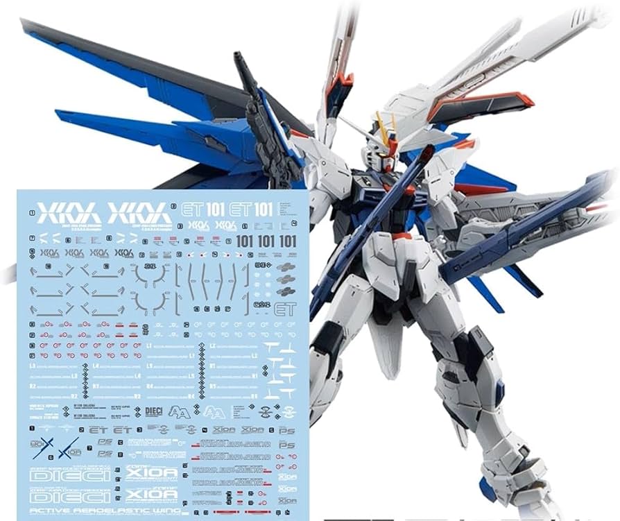 Amazon | ［MG 1：100］フリーダムガンダム用 水転写式デカール -（1