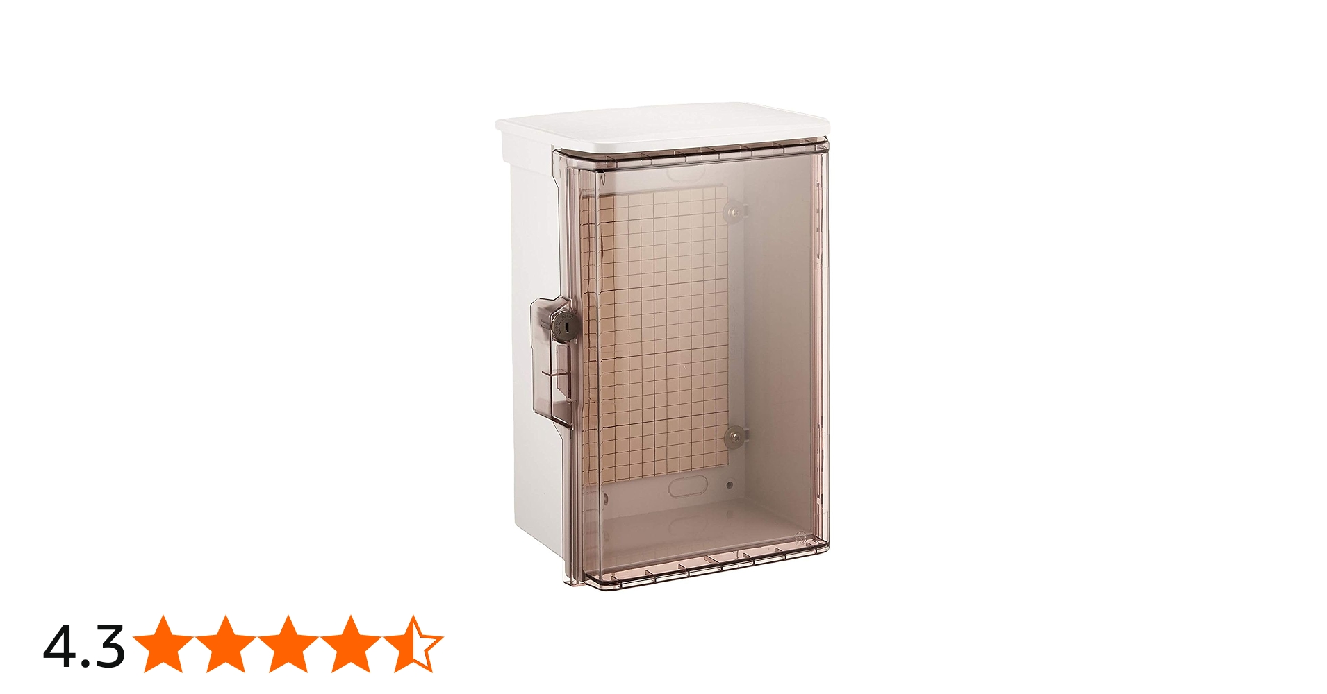 Amazon | 日東工業 キー付耐候プラボックス・透明扉(屋根付) OPK14