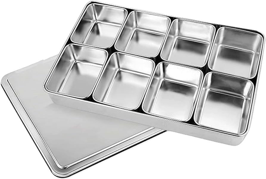 Amazon｜ステンレス ヤクミ 薬味入れ 小分けバット 業務用 調味バット