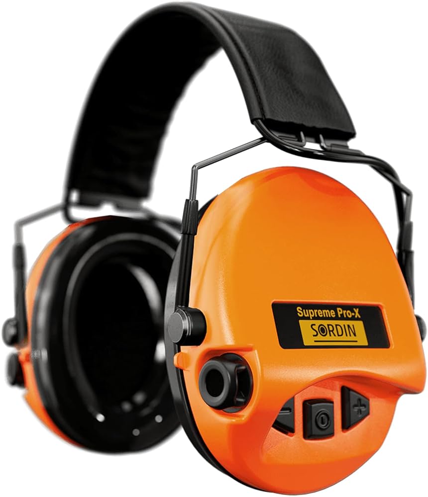 Sordin Supreme Pro-X Slim Active Ear Defenders - ARC Rail