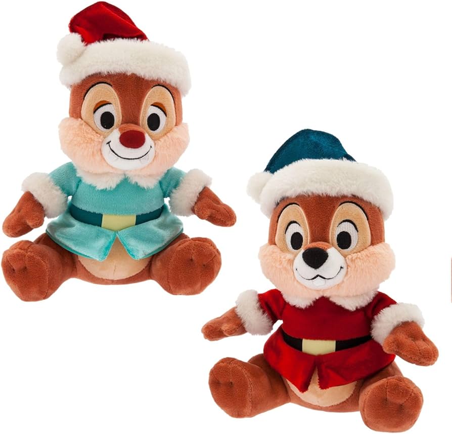 Amazon.co.jp: Disney Store 公式チップ&デールホリデーぬいぐるみ