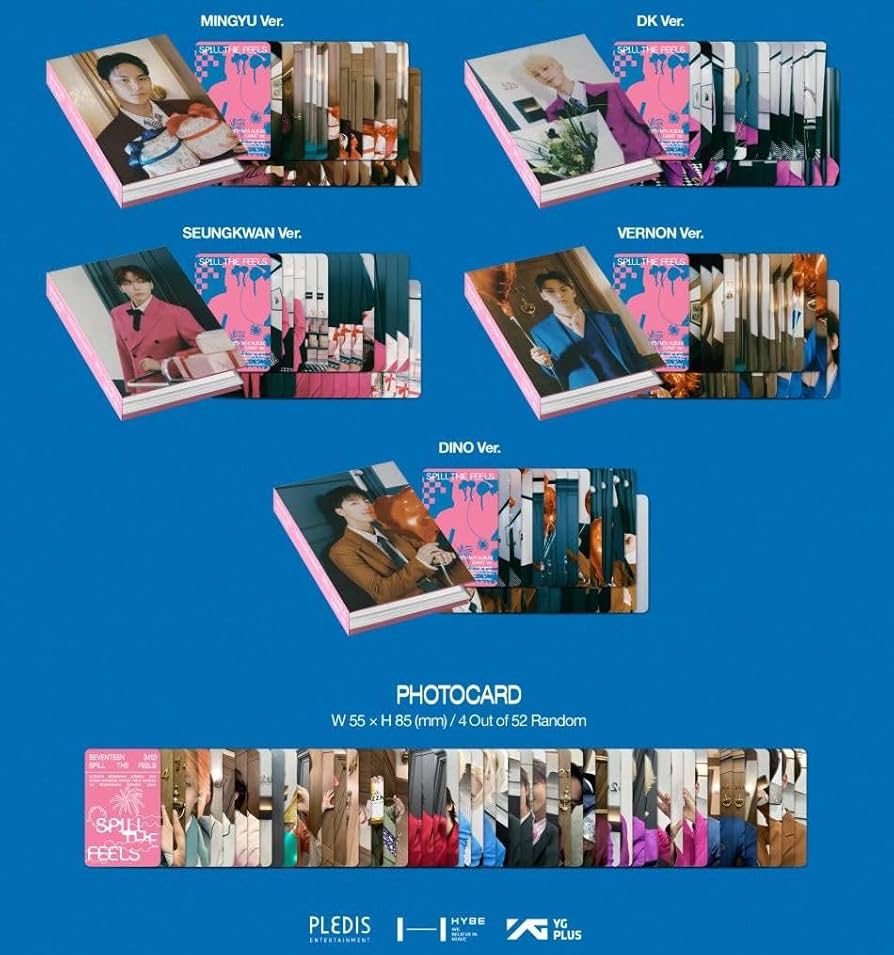 Amazon.com: SEVENTEEN SPILL THE FEELS 12th Mini Album CARAT Ver