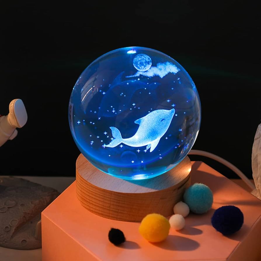 Amazon.co.jp: 3D水晶 水晶玉 可愛い動物 クリスタル オフィス置物