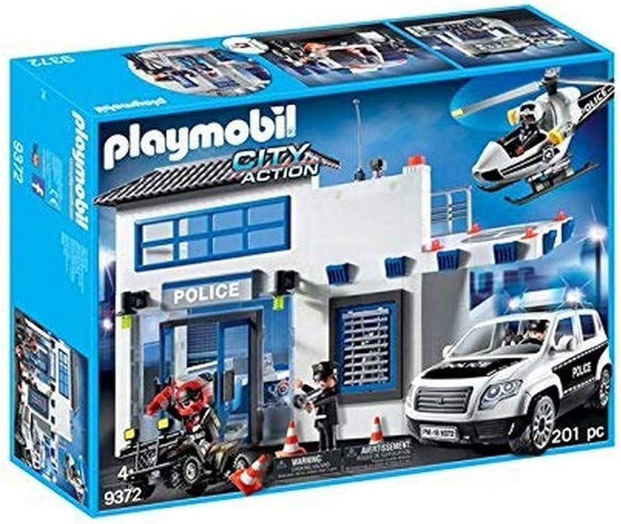 Amazon.co.jp: Playmobil 9372 Police Station Bundle : おもちゃ