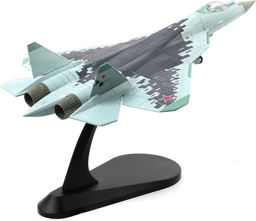 Amazon.co.jp: NUOTIE 1/100 SU-57 航空機 ロシア スホーイ 戦闘機