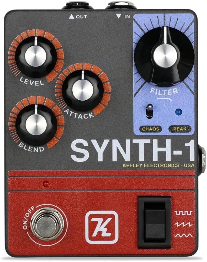 Amazon.com: Keeley Synth-1 Reverse Attack Fuzz Wave Generator