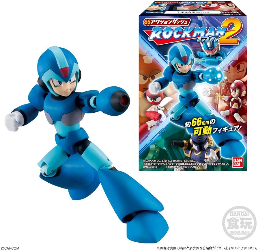 Amazon | 66アクションダッシュ ロックマン2 (10個入) 食玩・ガム