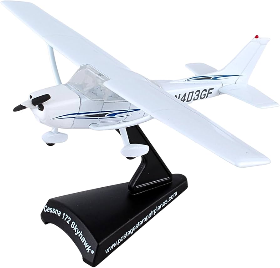 Amazon.co.jp: POSTAGE STAMP 1/87 セスナ172 スカイホーク 完成品