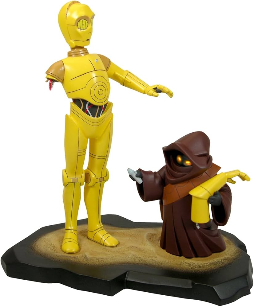 Amazon.com: Star Wars Animated C-3PO Maquette : Toys & Games