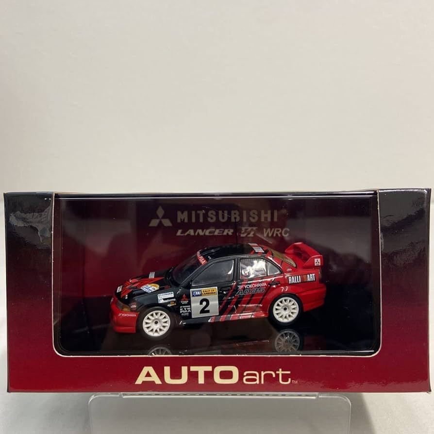 Amazon | AUTOart 1/43 MITSUBISHI Lancer WRC Evo Ⅵ 1999年 Winner
