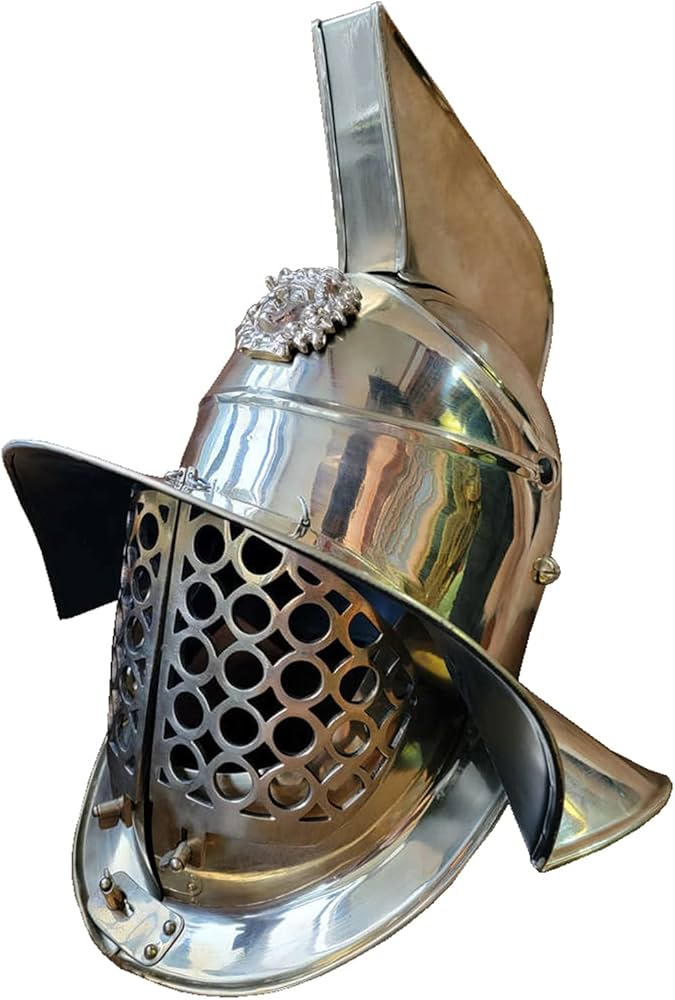 Amazon.co.jp: ローマ時代の剣闘士のヘルメット、中世の鎧のレプリカ