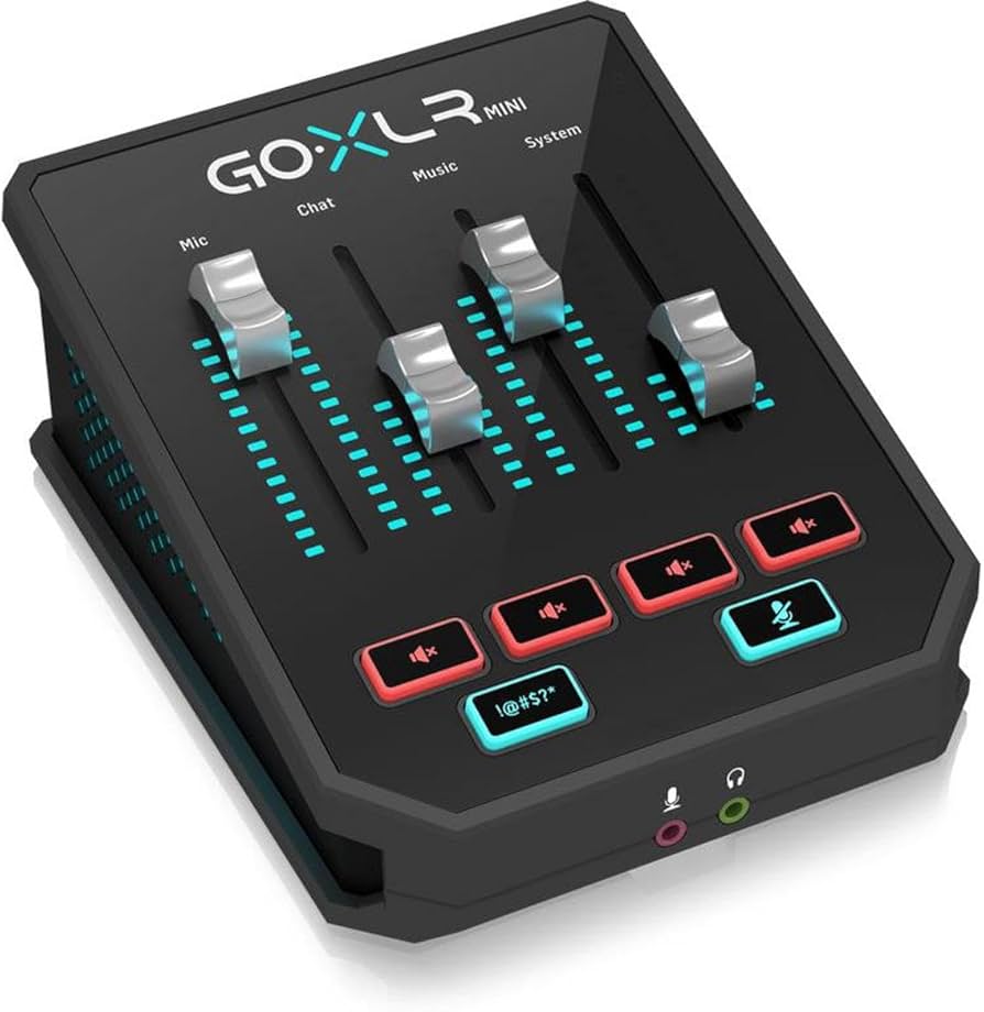 TC-Helicon GoXLR MINI Online Broadcast Mixer with USB/Audio