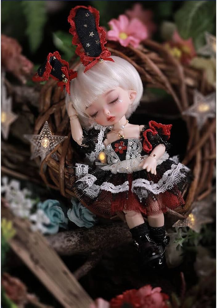 Amazon | KAKAA BJDドール フルセット 1/8 球体関節人形 15cm SD 樹脂