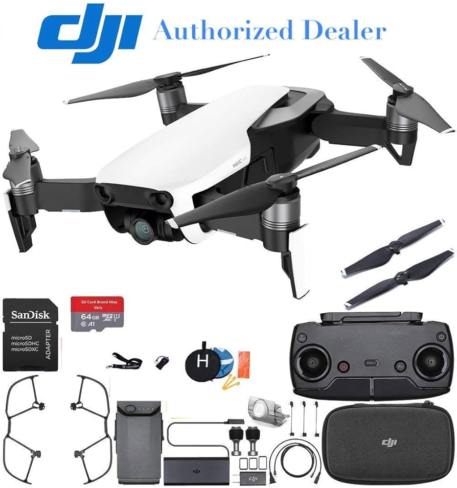 Amazon.com: DJI Mavic Air Drone Quadcopter (Arctic White) Starters