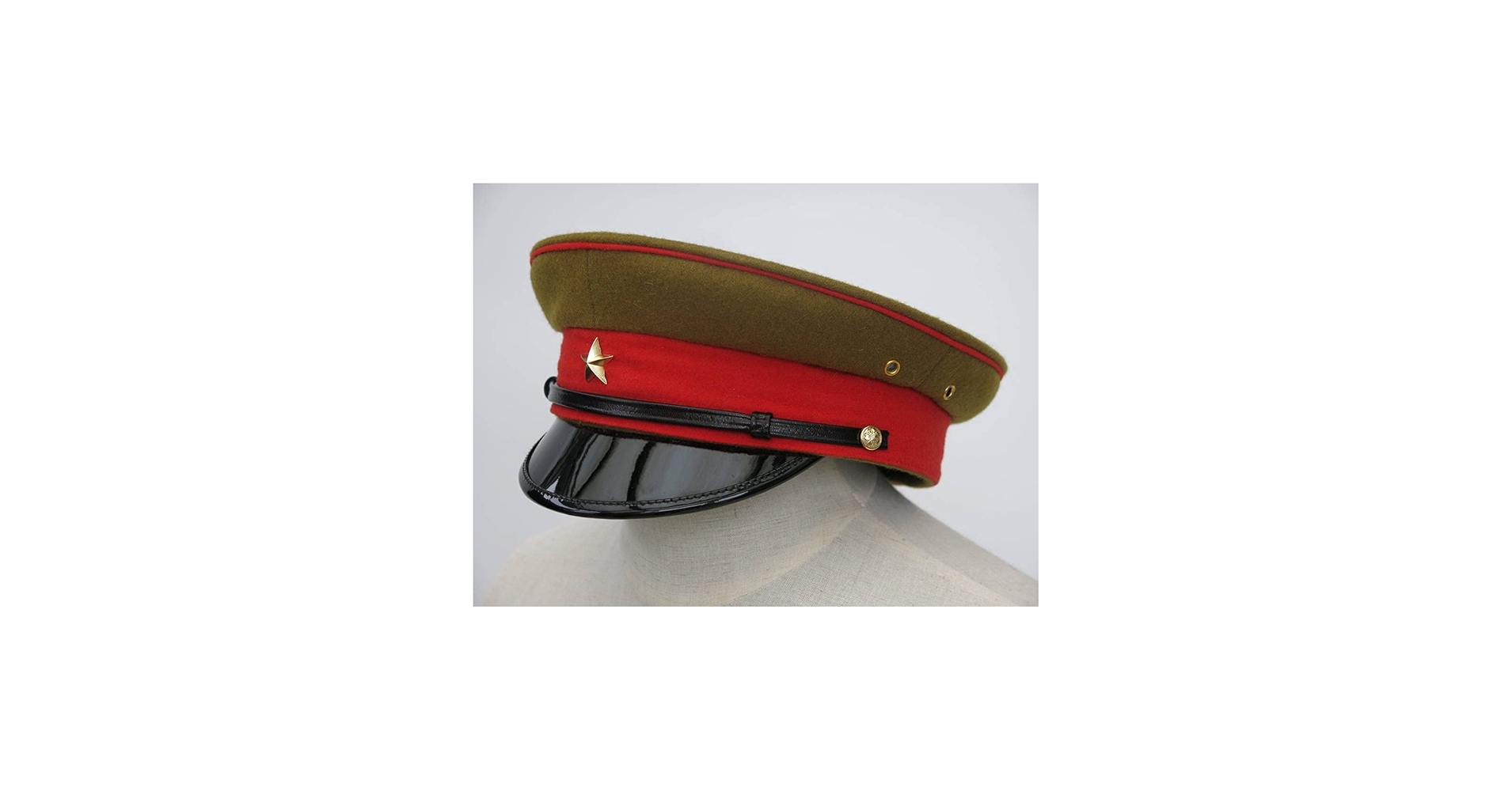 Amazon.co.jp: 日本陸軍 四五式 昭五式 将校軍帽 制帽 レプリカ ウール