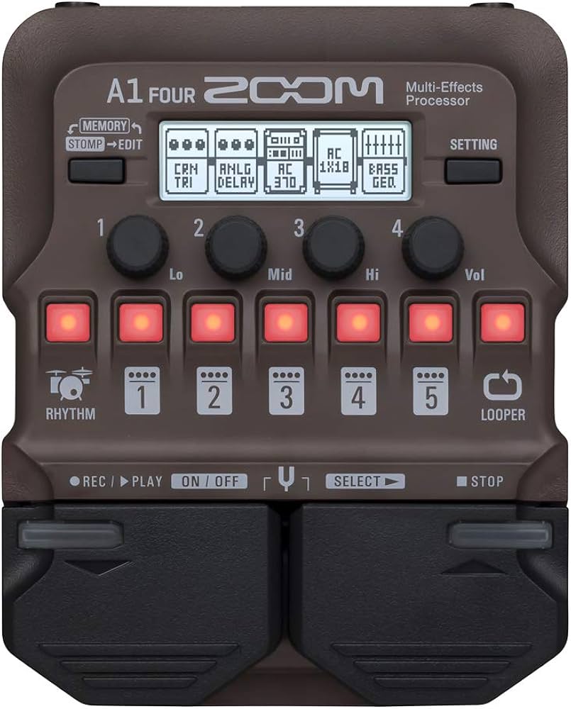 Amazon.co.jp: Zoom A1 FOUR 音響楽器 マルチエフェクト プロセッサー