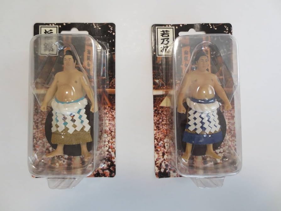 Amazon.co.jp: 往年の名横綱 栃錦 若乃花 フィギュア 各々約12