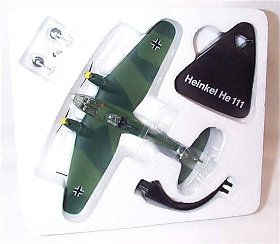 Amazon.co.jp: ドイツ空軍 飛行機 模型 おもちゃ 1/144 ハインケル