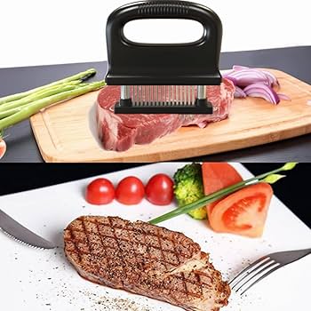 Amazon.co.jp: ミートテンダライザー 肉筋切り器 肉刺し器 肉叩き