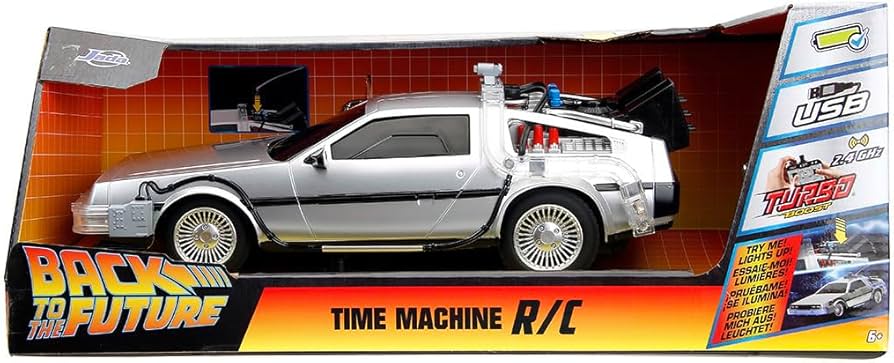 Amazon.com: Jada Toys - Back to The Future RC Car, Time Machine