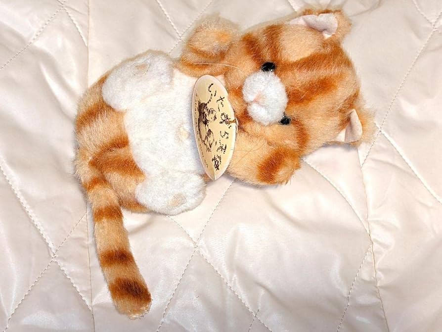 Amazon.co.jp: 希少 いたずら天使 猫 ぬいぐるみ おもちゃ 昭和レトロ