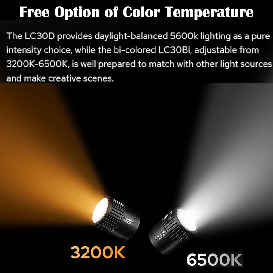 Amazon | Godox LC30D 33W LED ビデオ ライト 5600K 卓上 LED ライト