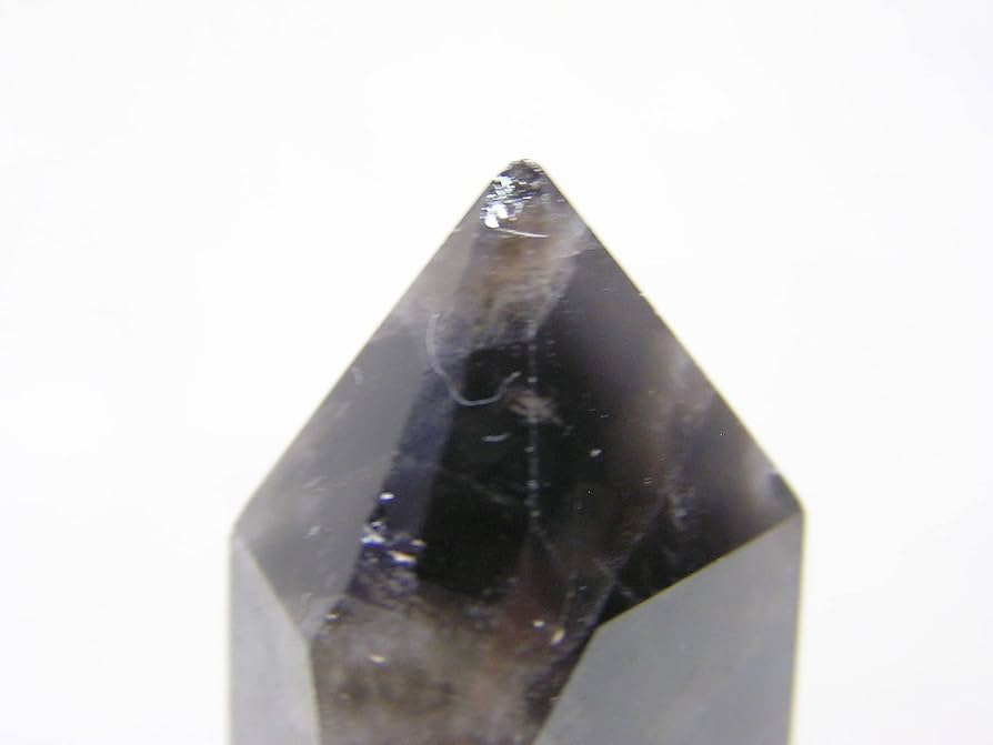 Amazon.co.jp: （風水堂）黒水晶【モリオン原石】六角柱 ポイント
