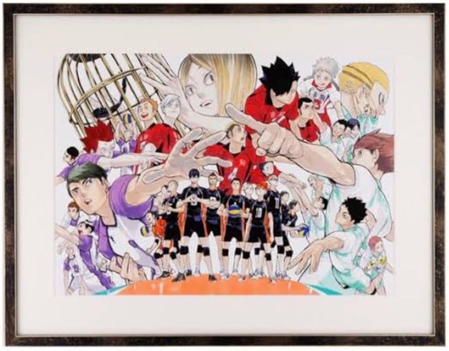 Amazon.co.jp: ハイキュー!! 複製原画 烏野高校vs. ライバルたち