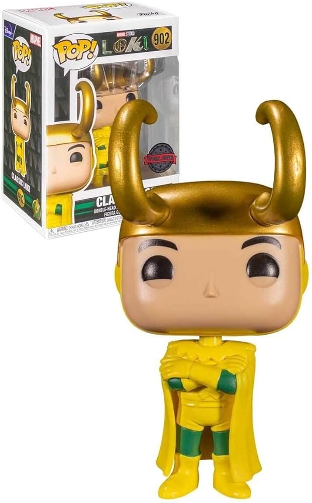 Amazon.com: Funko Pop! Marvel Classic Loki Vinyl Figure - BoxLunch