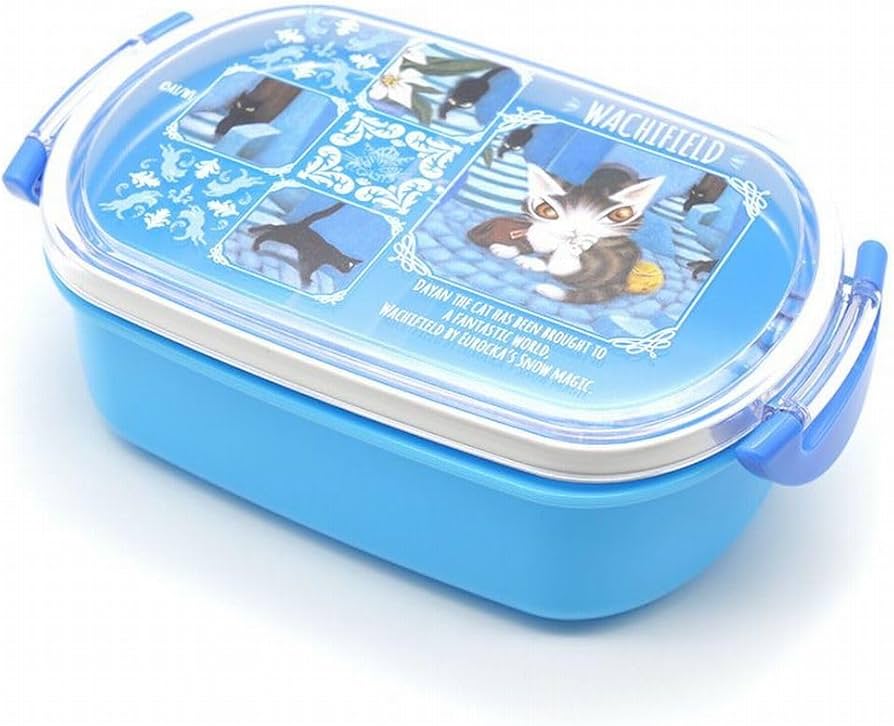 Amazon | [わちふぃーるど] 猫のダヤン ダヤン 弁当箱 オーバルランチ
