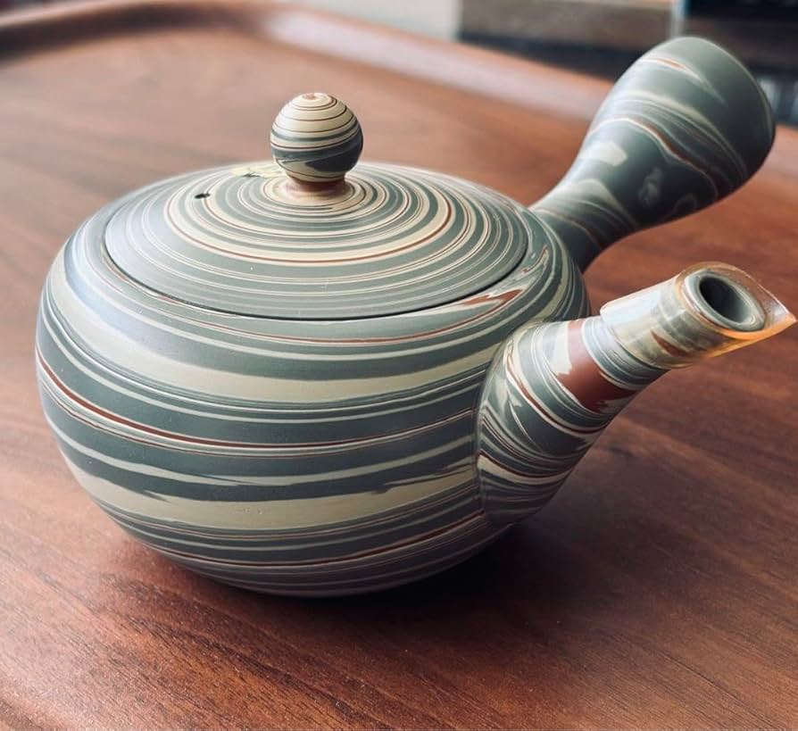 Amazon | 常滑焼 陶仙 急須 茶器 練込 マーブル | ノーブランド品