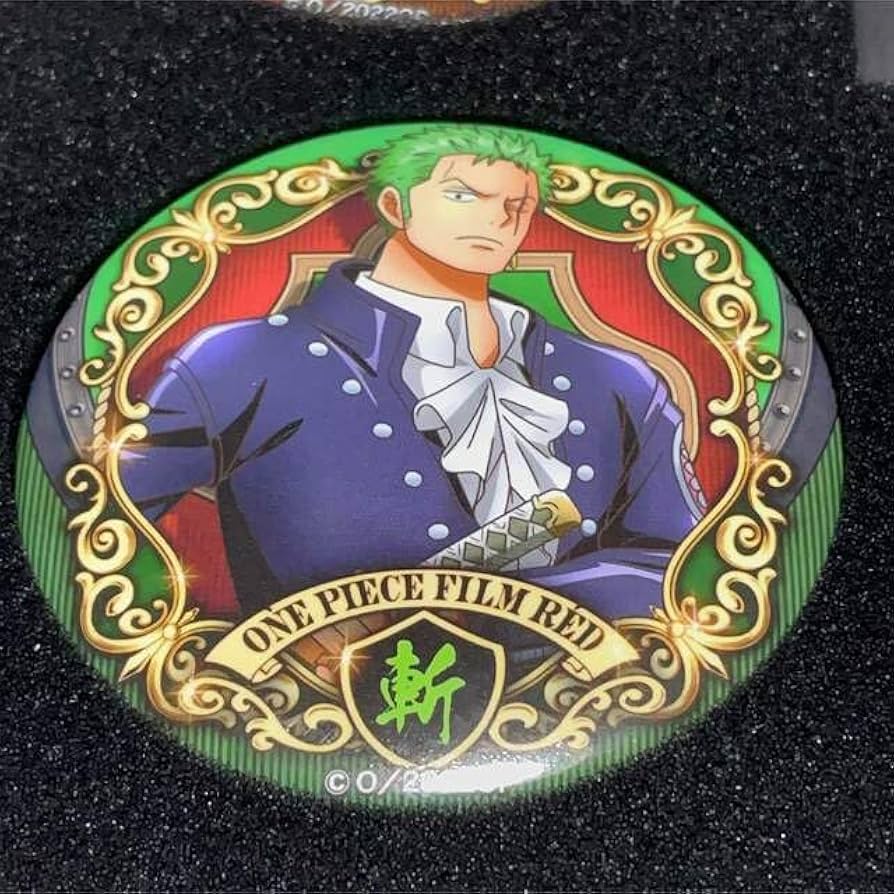 Amazon.co.jp: ONE PIECE ワンピース ゾロ フィルム RED 輩 缶バッジ