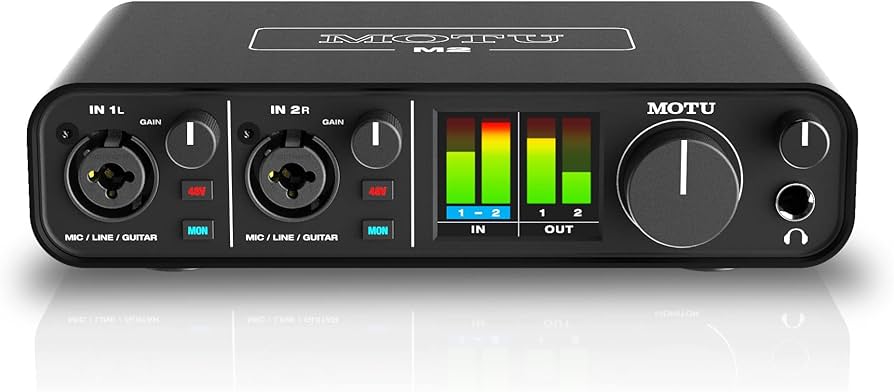 Amazon.com: MOTU M2 USB-C Audio Interface : Musical Instruments