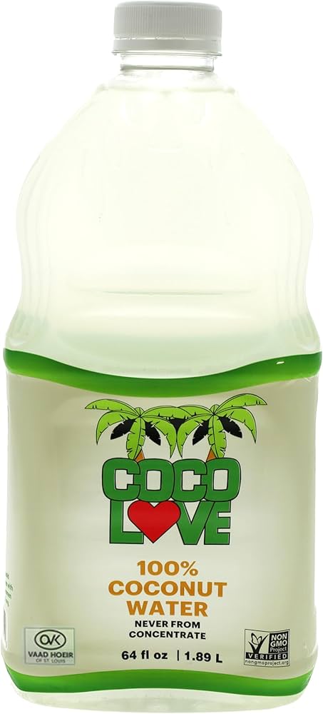 Amazon.com : Coco Love 100% Coconut Water | 64 Fl Oz - 1.89L (6