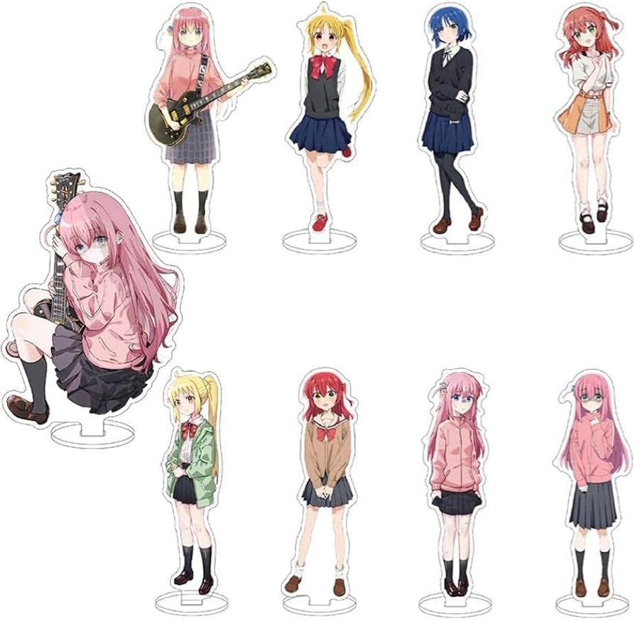 Amazon.co.jp: ぼっち・ざ・ろっく! アクリルスタンド 9点セット ぼざ