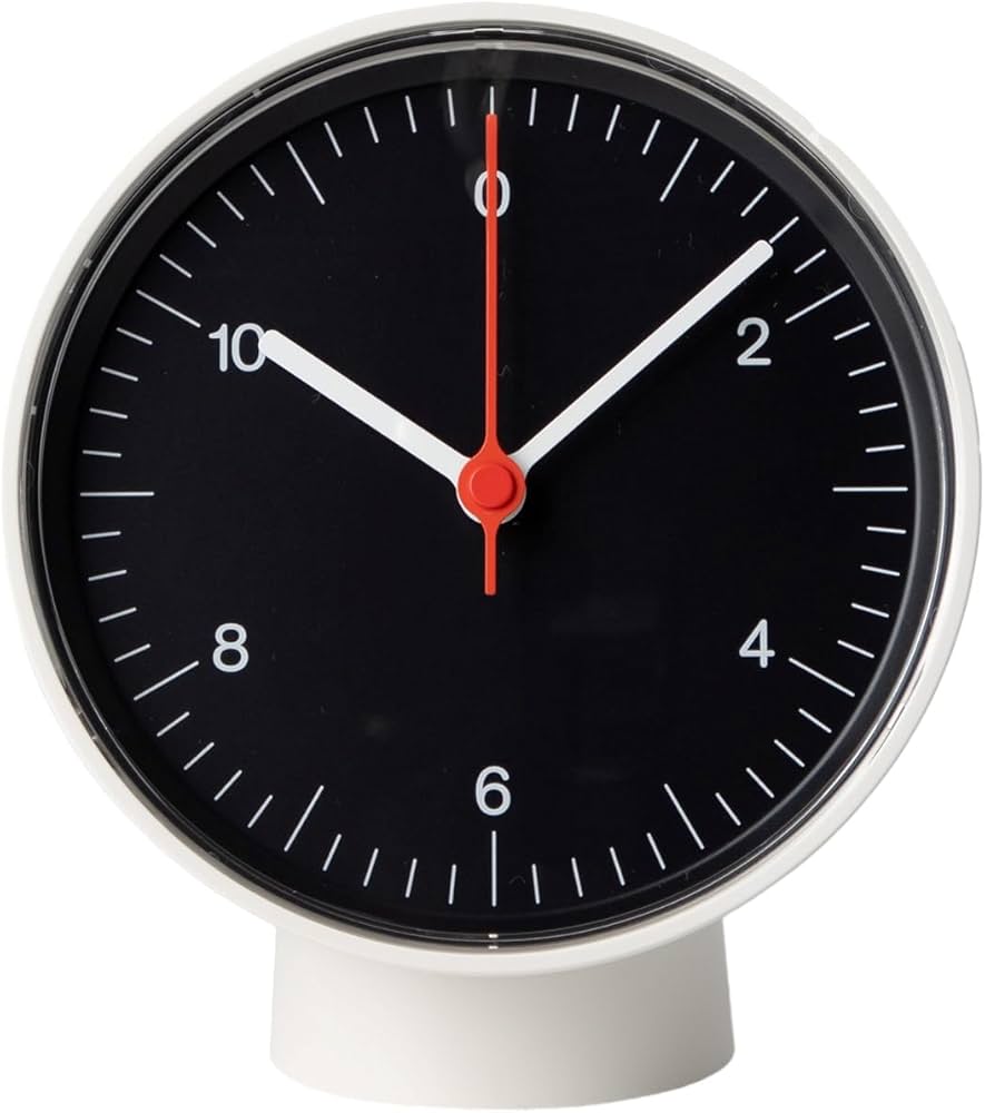 Amazon.co.jp: HAY ヘイ テーブルクロック 置き時計 Black 130mm