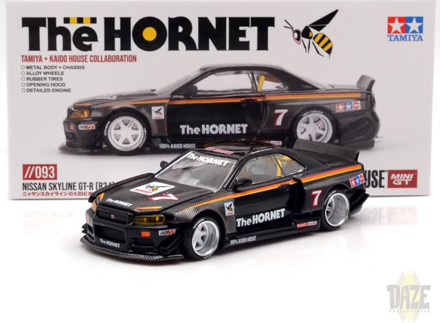 Amazon | MINI GT 街道はうす タミヤ・スカイライン GT-R (R34) ・ザ
