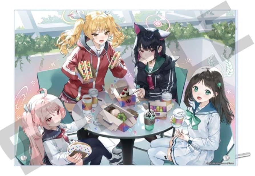 Amazon.co.jp: ブルアカ アクリルプレート放課後スイーツ部 : おもちゃ