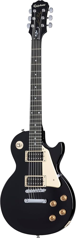 Epiphone Les Paul LP 100 Elektro Gitar (Siyah) : Amazon.com.tr