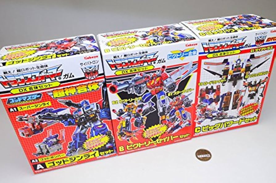 Amazon.co.jp: トランスフォーマーガム DX合体セット ［全3種セット(A