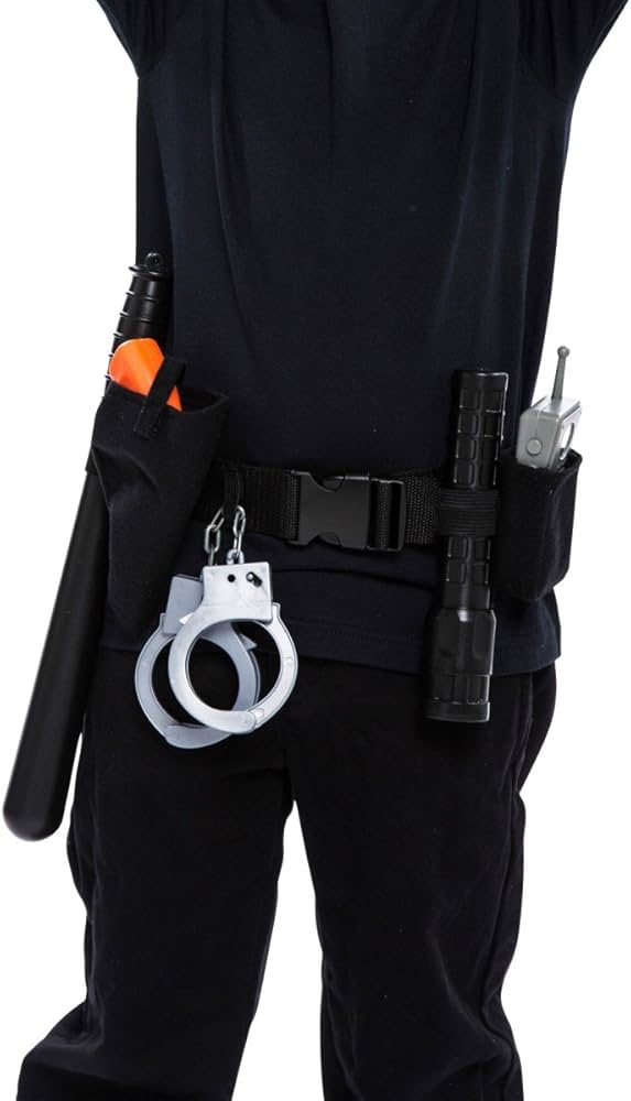 Amazon.co.jp: ハロウィン 警察 ベルト 子供 コスプレ 仮装 なりきり