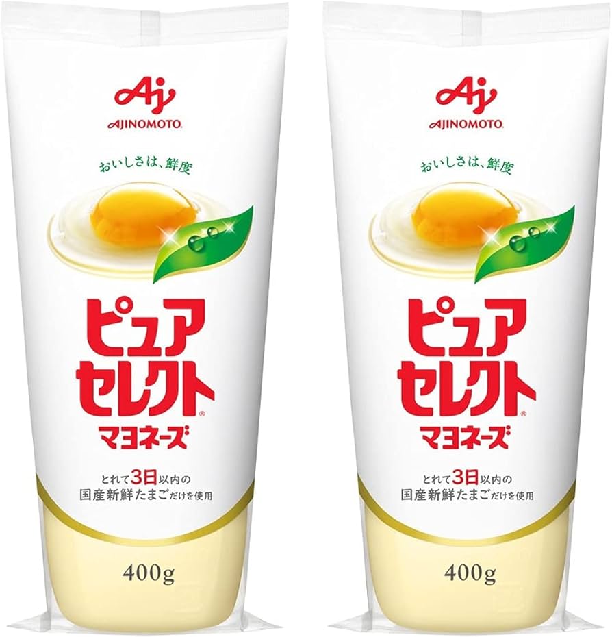 Amazon.com : Ajinomoto Pure Select Mayonnaise 400gX2 pieces