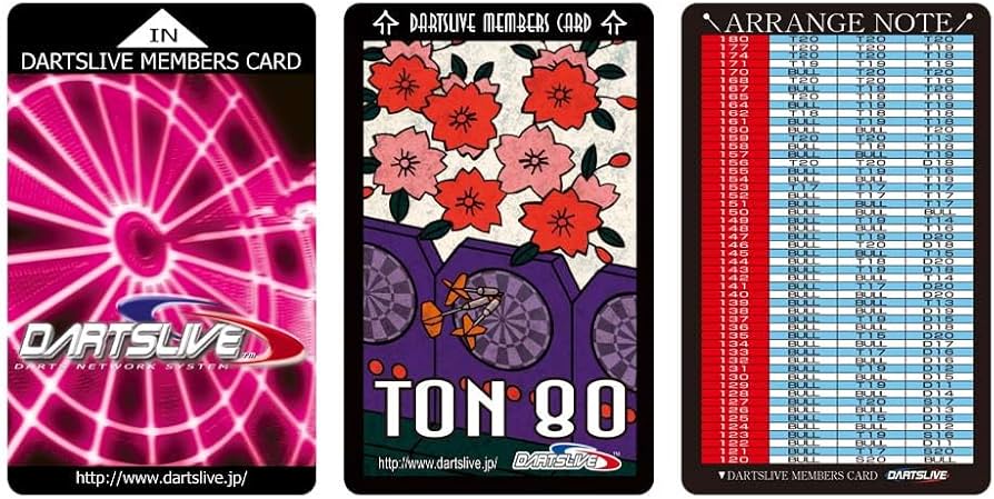 Amazon | ダーツライブ20周年記念 復刻版ダーツライブカード 2 ダーツ