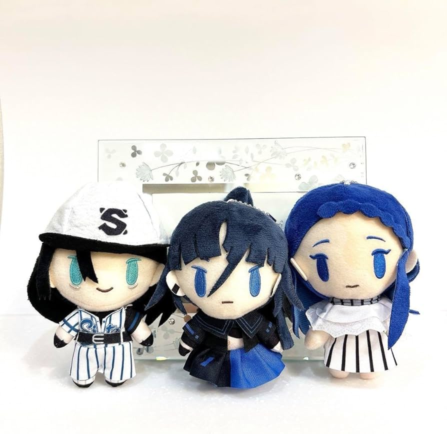 Amazon.co.jp: Ado Plush Mascot, Set of 3 Types, Round One Limited