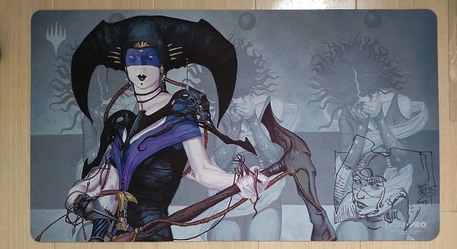 mtg 暴露 プレイマット rk post直筆サイン入り mtg プレイマット 暴露
