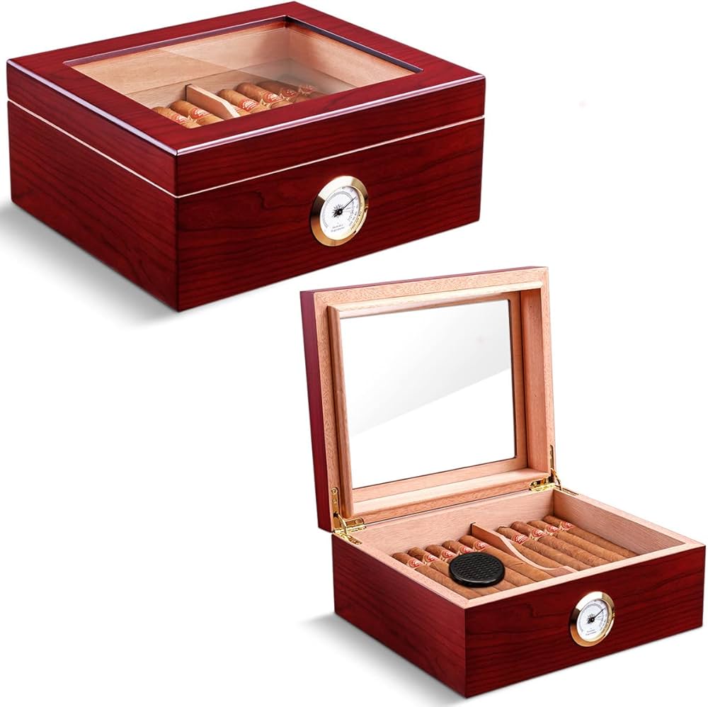 Amazon.co.jp: CIGARLOONG シガーヒュミドール スペイン杉