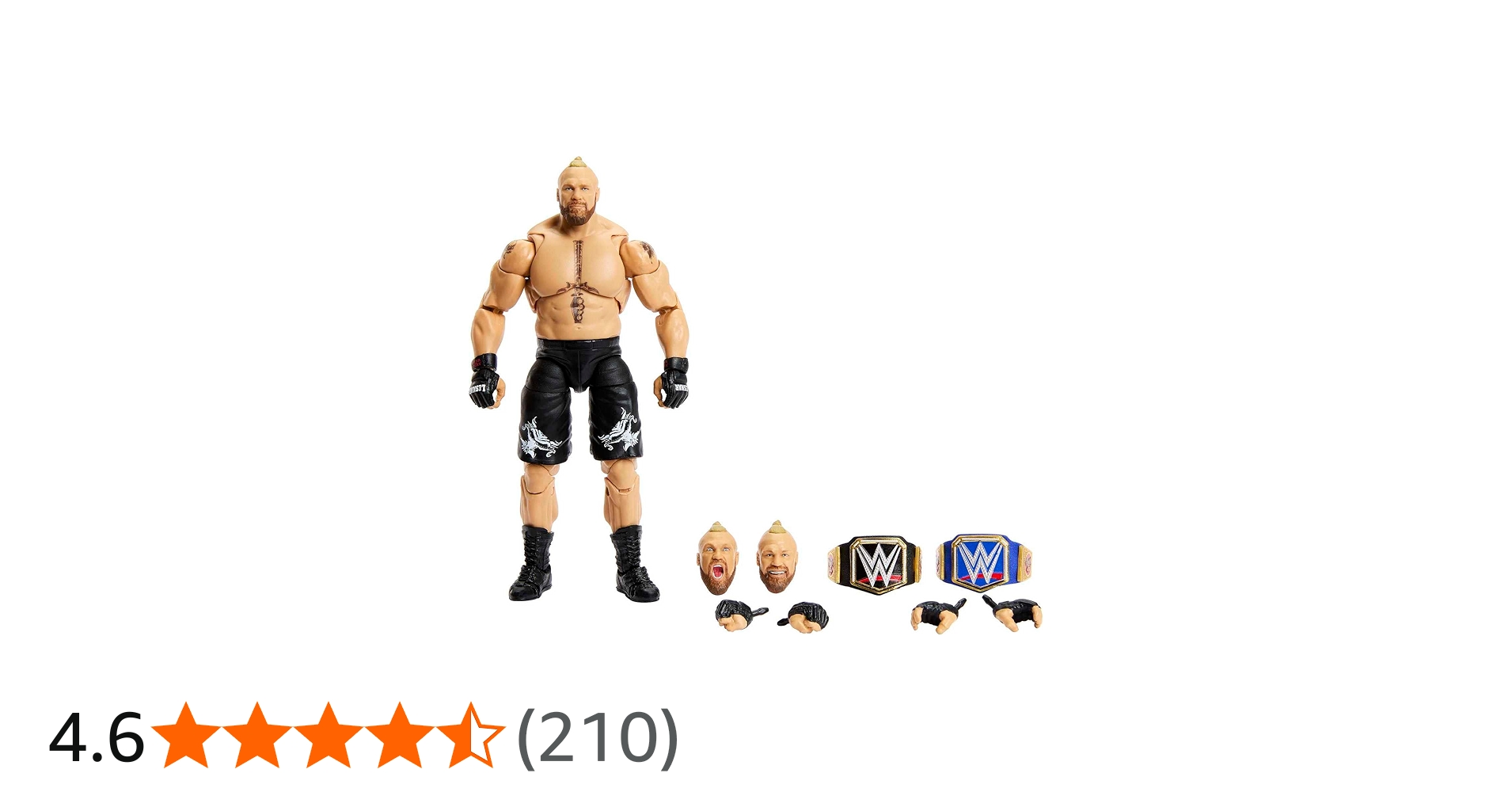 Amazon.co.jp: ブロック・レスナー (ベルト2本付き) - WWE