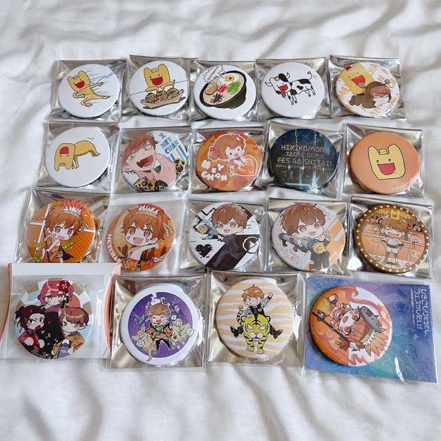 Amazon | めいちゃん 歌い手 缶バッジ ひきフェス XYZ | バッジ | おもちゃ